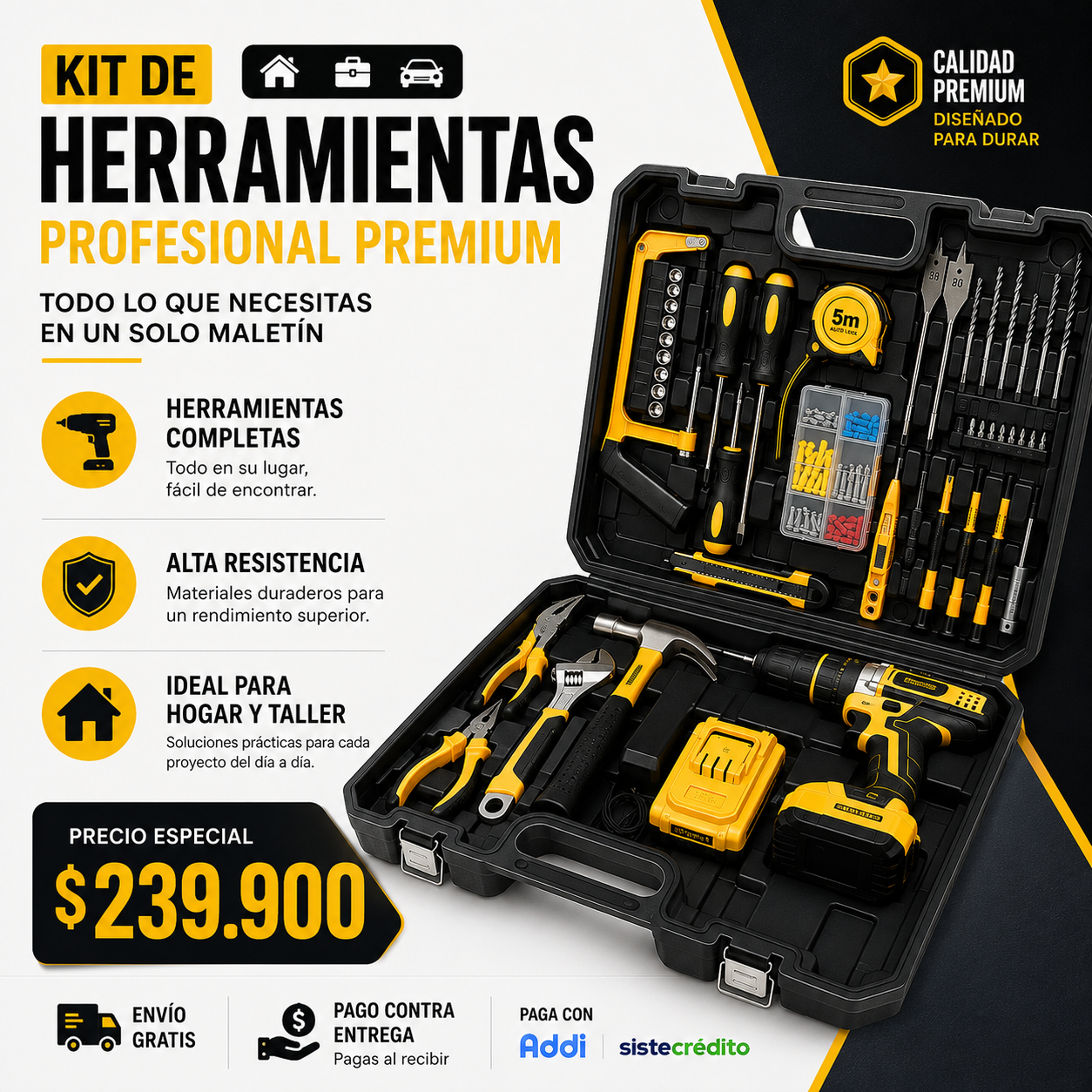 KIT DE HERRAMIENTAS PROFESIONAL